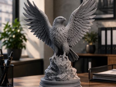 Kayalıkta Kartal Heykeli
