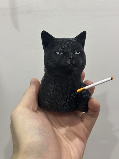Sigara İçen Kedi Tütsülük