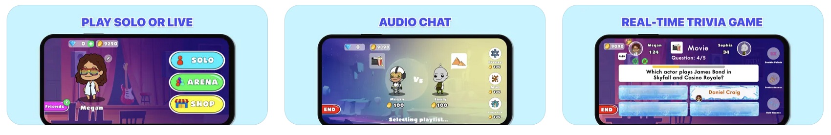 Trivia Chat: Play, Chat & Meet — IN-GAME PREVIEW